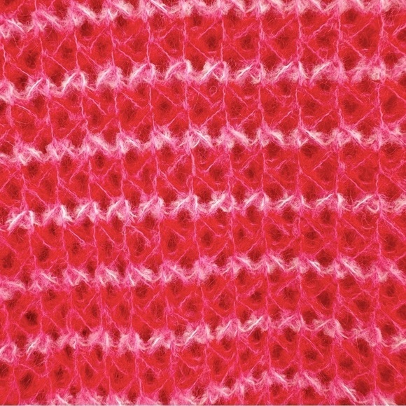 Aritzia Wilfred Nessa Sweater Striped Pink Alpaca Wool Blend Size Large - Picture 8 of 8
